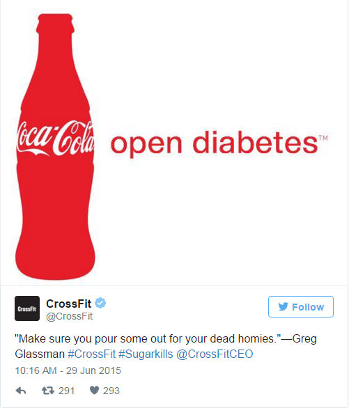 crossfit coke controversey